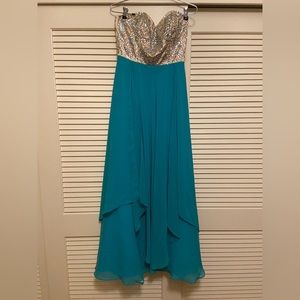 Strapless Long Decode Dress